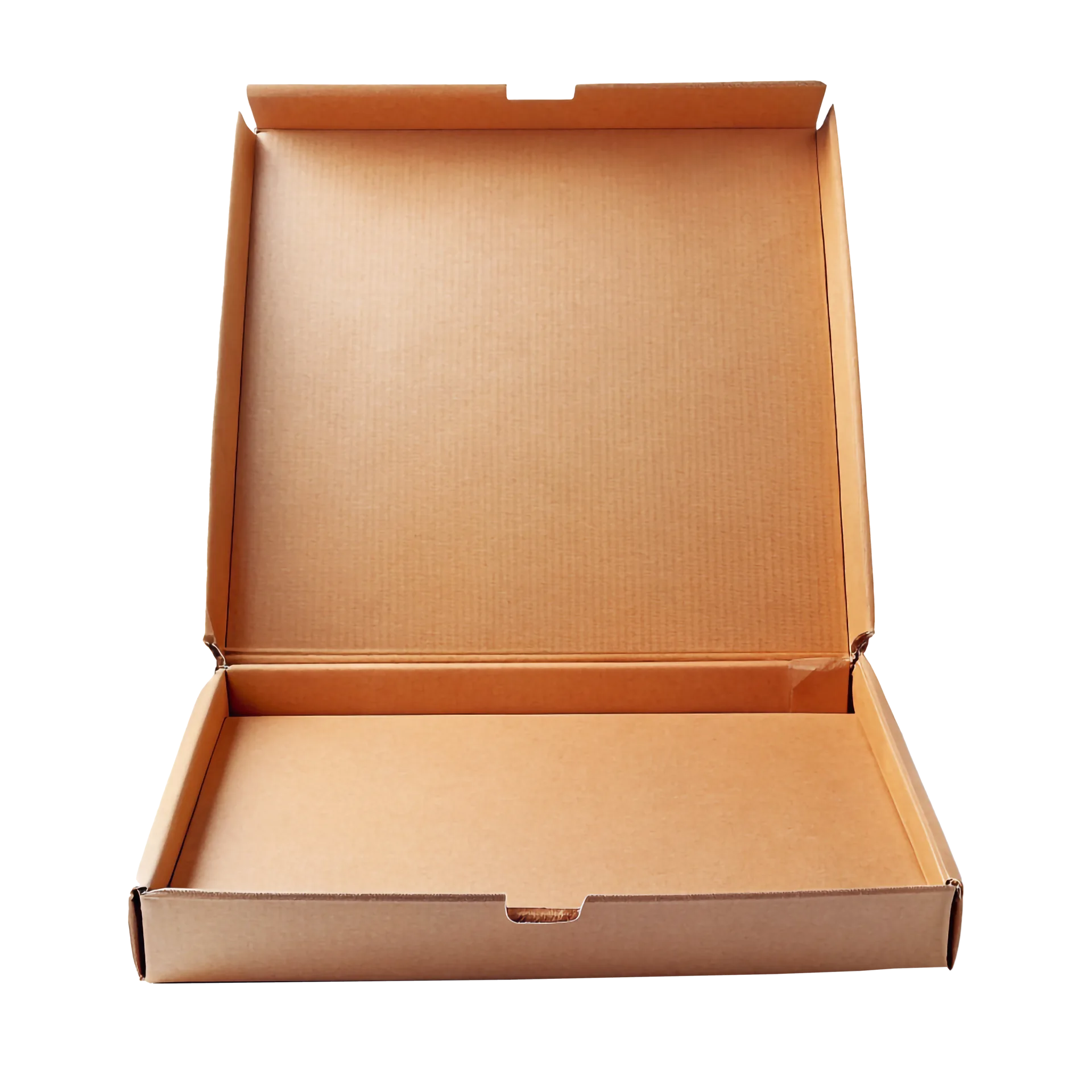 Fresh pizza with basil on a wooden board