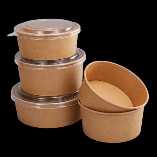 Meal prep containers with fresh food